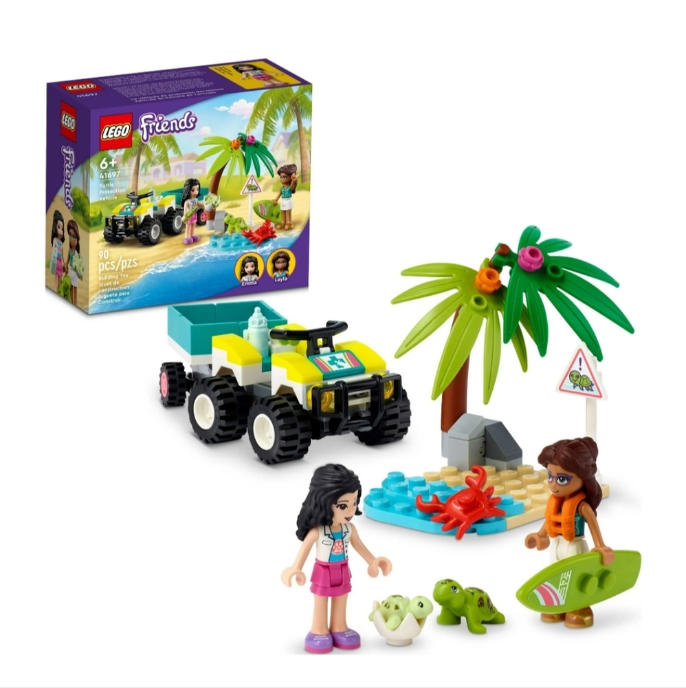 Lego Friends 41697 Turtle Protection Vehicle Building Toy